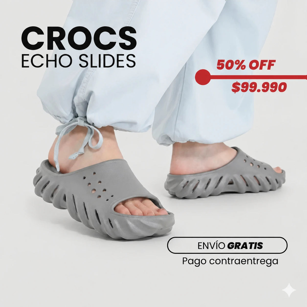 CROCS ECHO SLIDES: TOP QUALITY