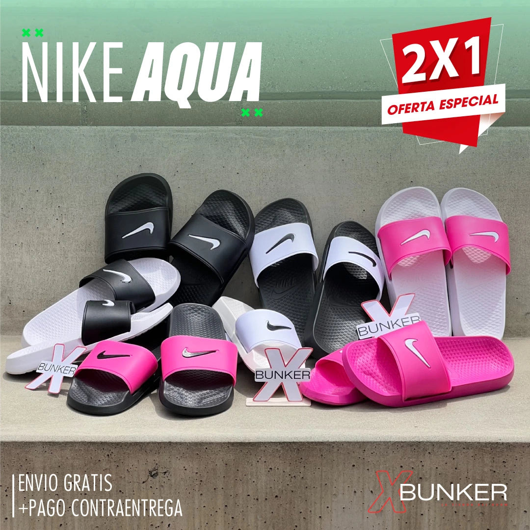 ❤️ NUEVAS SANDALIAS 2x1 🏝 NlKE AQUA 💦