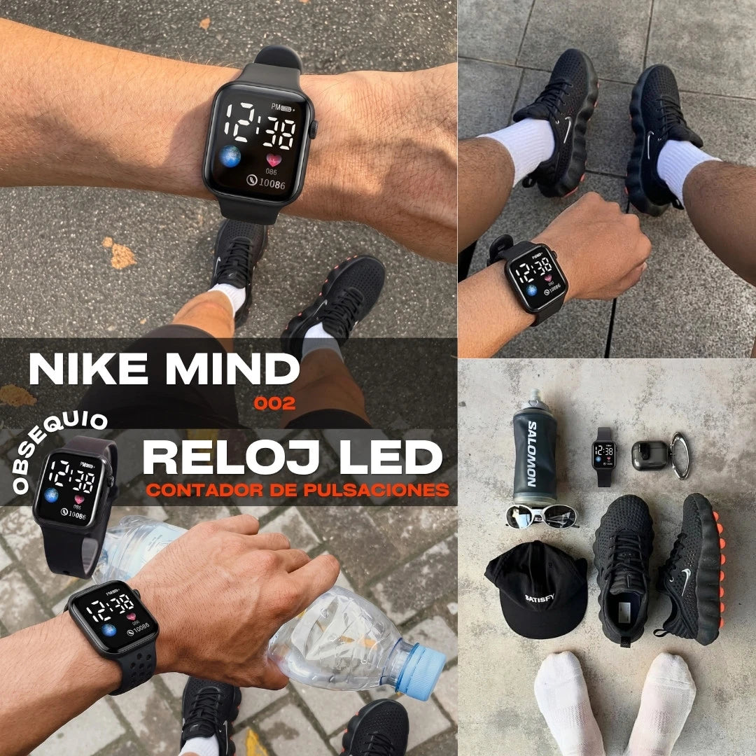 NlKE MIND 002 + REGALO RELOJ DIGITAL ⌚️